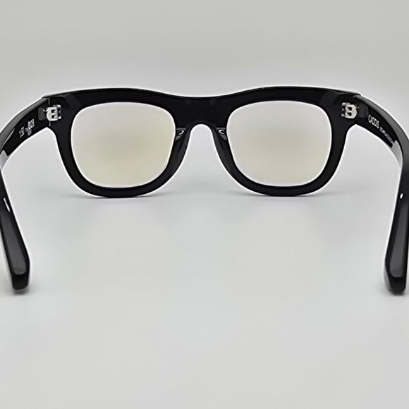 Caddis Eye Appliances D28 Gloss Black Thick Frame +1.50 FRQ Lens Reading Glasses - Picture 6 of 16